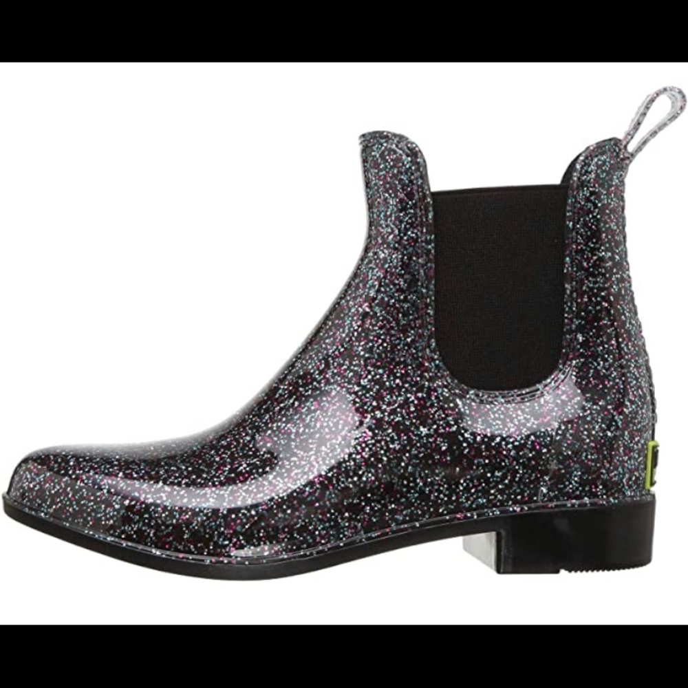 Girls glitter rain boots
